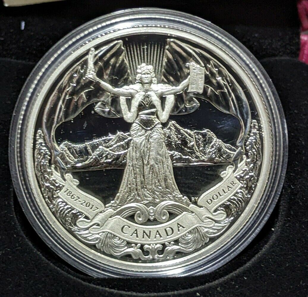 2017 Canada Proof Silver Dollar Coin - 150th Anniversary of Confederation