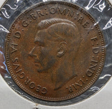 Load image into Gallery viewer, 1939 Australia One Penny Coin
