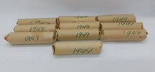 Load image into Gallery viewer, 1949 Canadian Nickel Roll (Canada 5 cent) (40 coins per roll) x 10 Rolls Lot B
