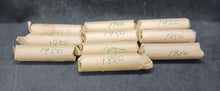 Load image into Gallery viewer, 1950 Canadian Nickel Roll (Canada 5 cent) (40 coins per roll) x 10 Rolls Lot B
