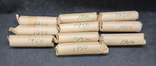 Load image into Gallery viewer, 1950 Canadian Nickel Roll (Canada 5 cent) (40 coins per roll) x 10 Rolls Lot B
