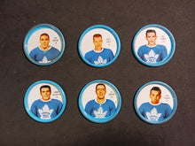 Load image into Gallery viewer, 1962-63 Shirriff Hockey Coins Lot of 6, Tim Horton, Eddie Shack and others
