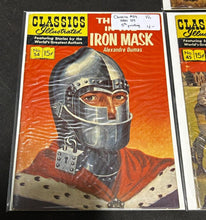 Load image into Gallery viewer, 1952 Classics Illustrated  #36, #45, #52, #54,#67. #98, #99 lot of 7 Comic Books
