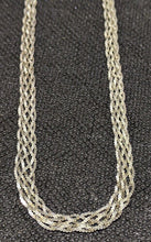 Load image into Gallery viewer, Sterling Silver Braided Strand Necklace - 18&quot;
