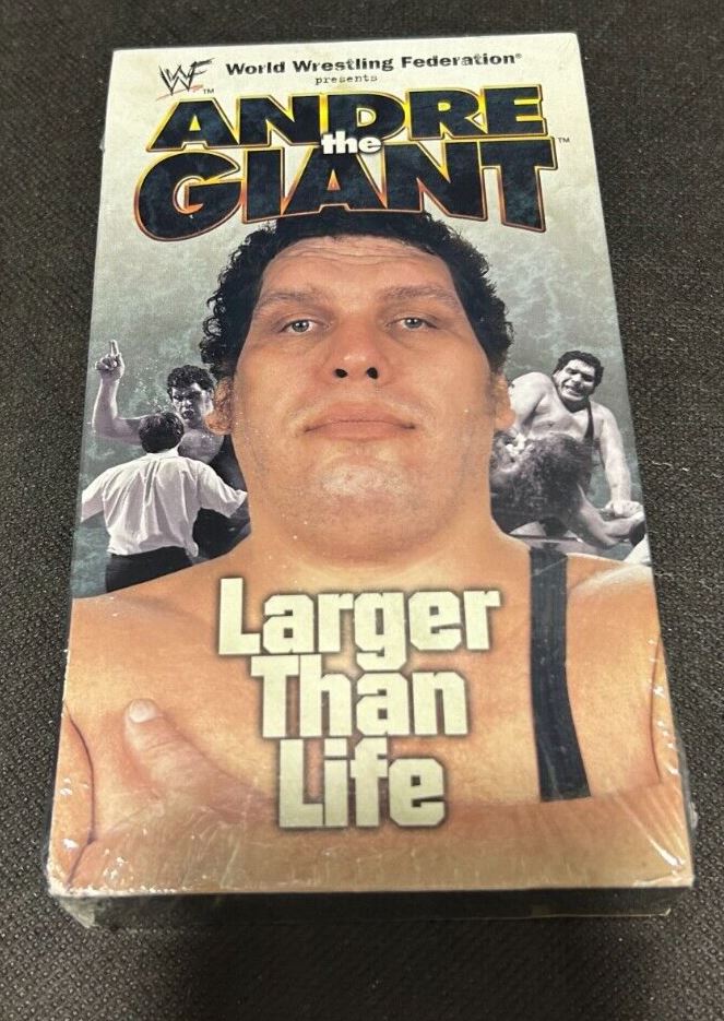 WWF Andre the Giant Larger than Life VHS Tape Sealed