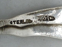 Load image into Gallery viewer, BC Parliament Full Indian Figure Souvenir Sterling Silver Spoon
