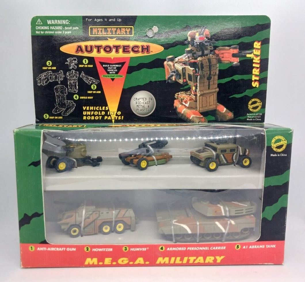 1999 Military Autotech M.E.G.A. Military Set by Toy Makers San Francisco w/ Box