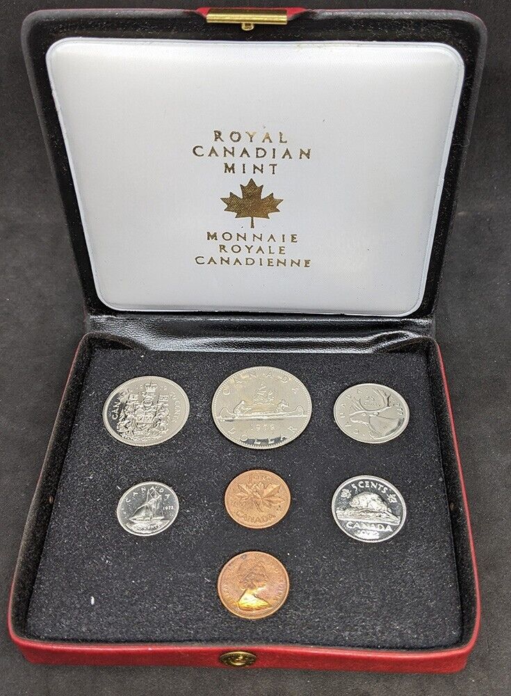 1972 Canadian Double Penny Coin Set From Royal Canadian Mint