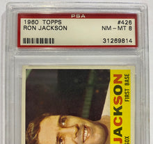 Load image into Gallery viewer, 1960 Topps Ron Jackson #426 PSA NM-MT 8
