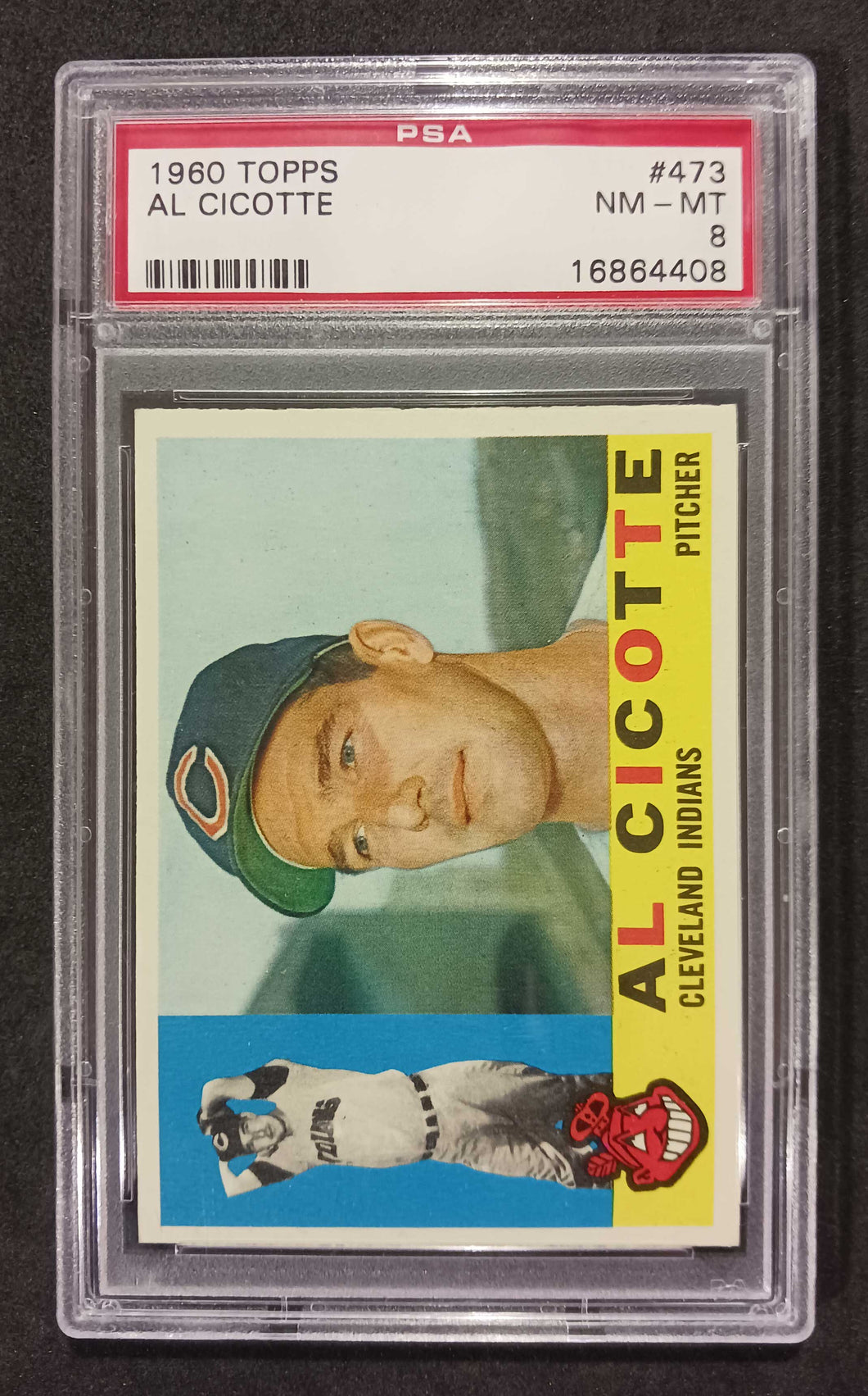 1960 Topps Al Cicotte #473 PSA NM-MT 8 (Well Centered)