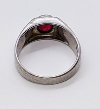 Load image into Gallery viewer, Boy&#39;s Sterling Silver Ruby Ring
