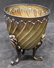 Load image into Gallery viewer, Vintage French Hallmarked Silver Egg Cup - RGD Monogram
