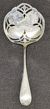 Load image into Gallery viewer, Sterling Silver Pastry / Tomato Server - &quot;M&quot; Monogram
