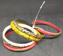 Load image into Gallery viewer, Lot of 6 Murano Glass Bangles
