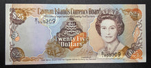 Load image into Gallery viewer, 1996 Cayman Islands Currency Board $25 Bank Note – U N C
