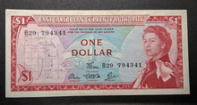 Load image into Gallery viewer, 1965 East Caribbean Currency Authority $1 Dollar Bank Note – X F +
