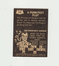 Load image into Gallery viewer, 1966 O Pee Chee OPC Batman Riddler Back Card: A Purr-Fect Plot #19
