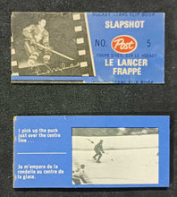 Load image into Gallery viewer, Hockey Stars Flip Book Post No. 5 - Slapshot
