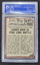 Load image into Gallery viewer, 1962 Civil War News Massacre #27 PSA NM - MT 8
