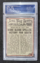 Load image into Gallery viewer, 1962 Civil War News The Cannon Roars #28 PSA NM - MT 8
