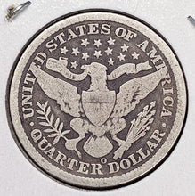 Load image into Gallery viewer, 1898 O United States of America (USA) Silver 25-Cent Quarter Coin - V G
