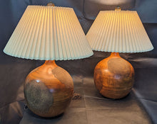 Load image into Gallery viewer, 2 Mid-Century Modern Table Lamps - Working Order - Multi Textured
