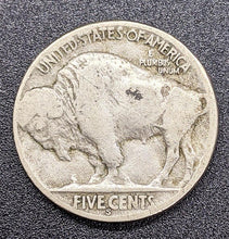 Load image into Gallery viewer, 1920 United States (USA) – S – Buffalo Five Cent Nickel Coin
