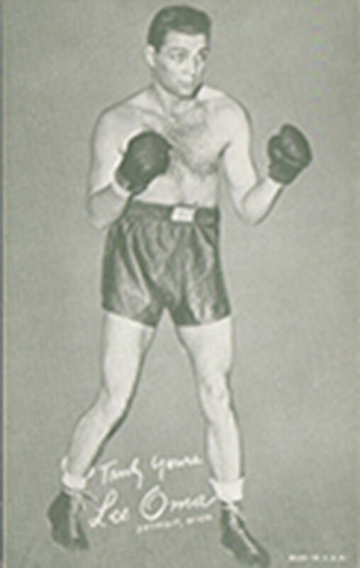 Vintage 1940’s Boxing Exhibit Card-Lee Oma-EX