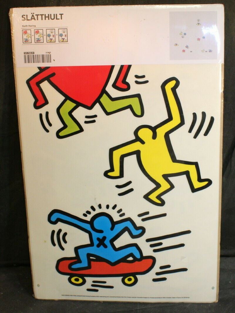 Slatthult Keith Haring Wall Sticker from Ikea - Made in France