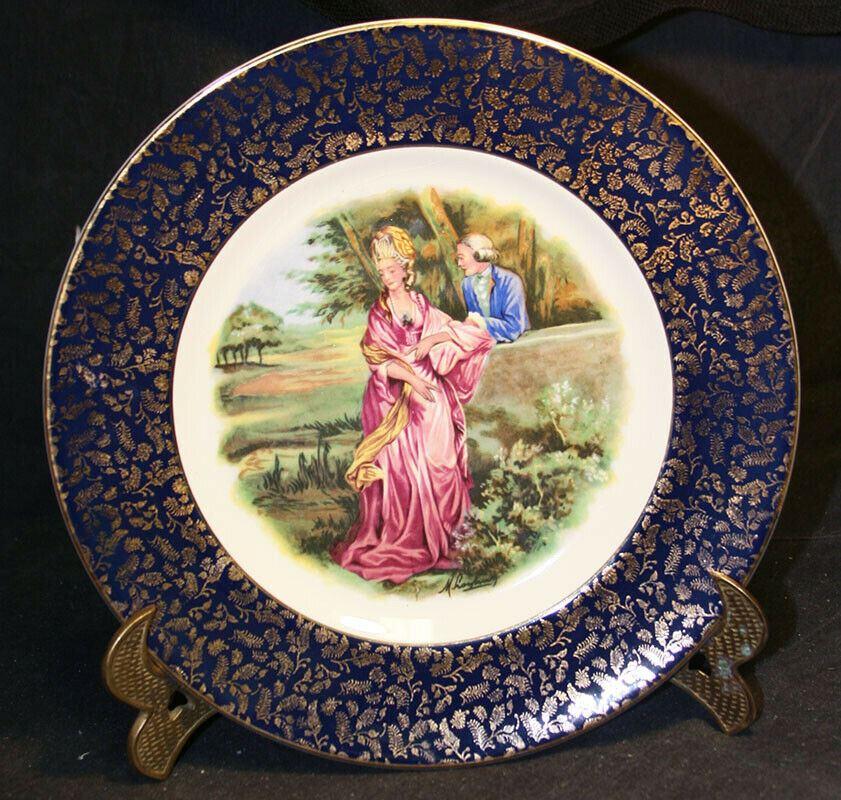 Vintage Wood & Sons English Ironstone Decorative Wall Plate