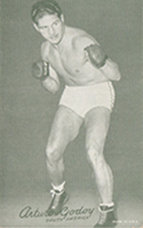 Vintage 1940’s Boxing Exhibit Card-Arturo Godoy-EX