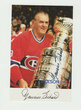 Load image into Gallery viewer, Maurice Richard Signed Molson Postcard Photo
