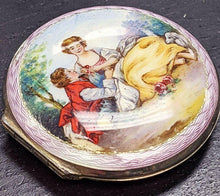 Load image into Gallery viewer, Vintage Enamel Painting Design Compact

