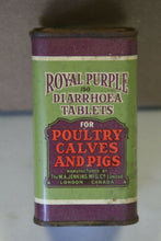Load image into Gallery viewer, Jenkins Royal Purple Diarrhoea Tablets for Poultry Calves &amp; Pigs 4 Inches
