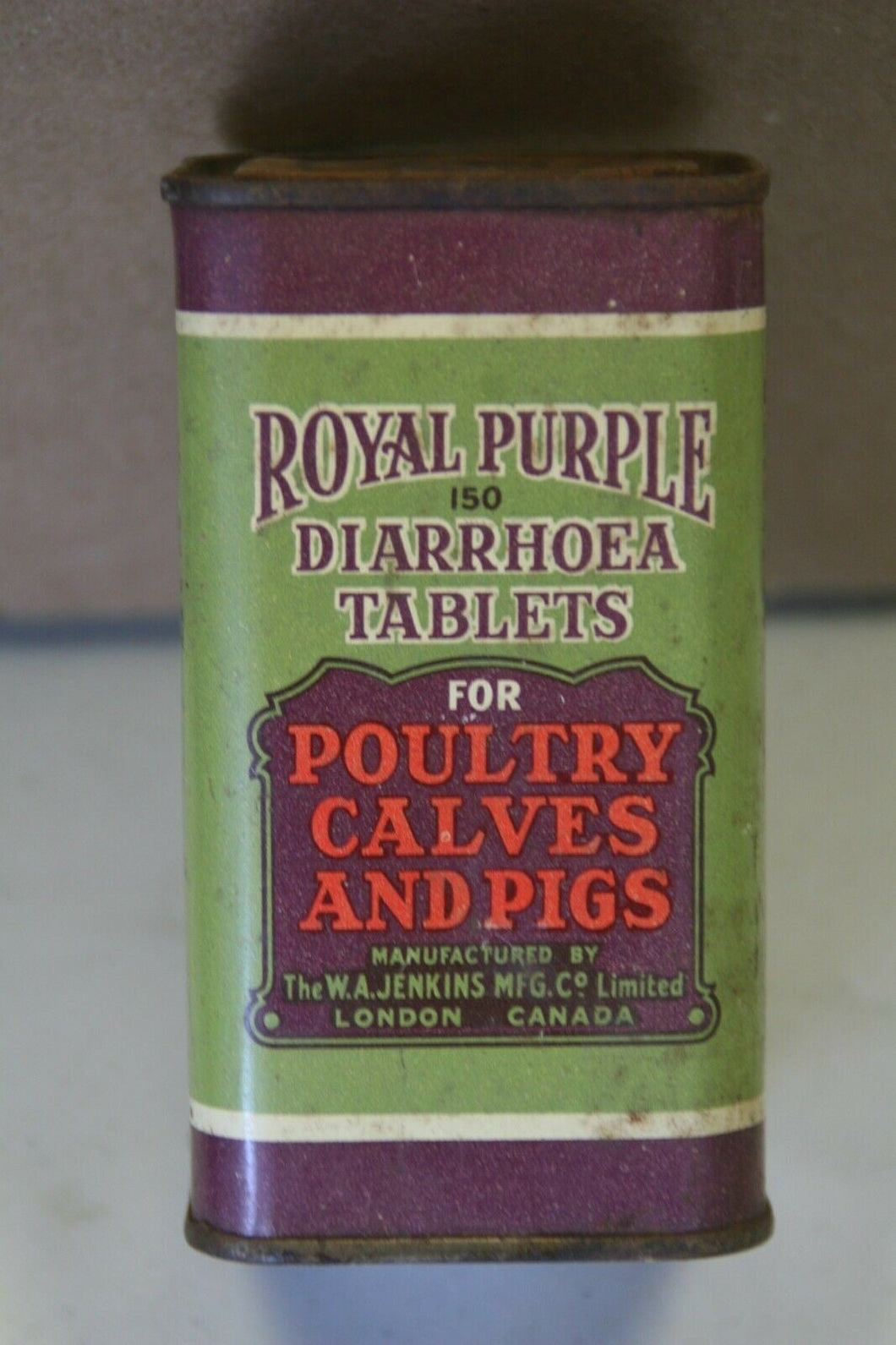 Jenkins Royal Purple Diarrhoea Tablets for Poultry Calves & Pigs 4 Inches