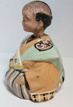 Load image into Gallery viewer, Early 1900&#39;s Asian Ceramic Nodder w/ Traditional Robes &amp; Fan (Bobble Head)
