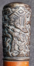 Load image into Gallery viewer, 1 Intricate Detailed Cane Handle &amp; 1 Dogs Head Cane Handle
