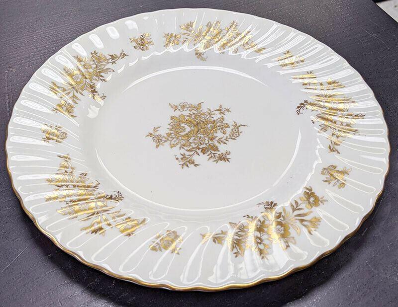 Vintage MINTON Marlow Gold Bone China Luncheon / Salad Plate