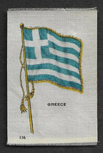 Load image into Gallery viewer, Vintage Cigarette / Tobacco Silk - #116 - Greece - Flags of the World
