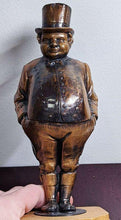 Load image into Gallery viewer, Brass “Artful Dodger” Charles Dickens Oliver Twist Figurine on Wood Base

