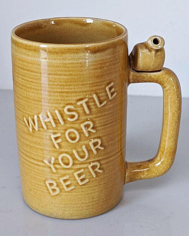 Wet Your Whistle / Whistle For Your Beer Mug - Bourne of Harlesden Ltd.