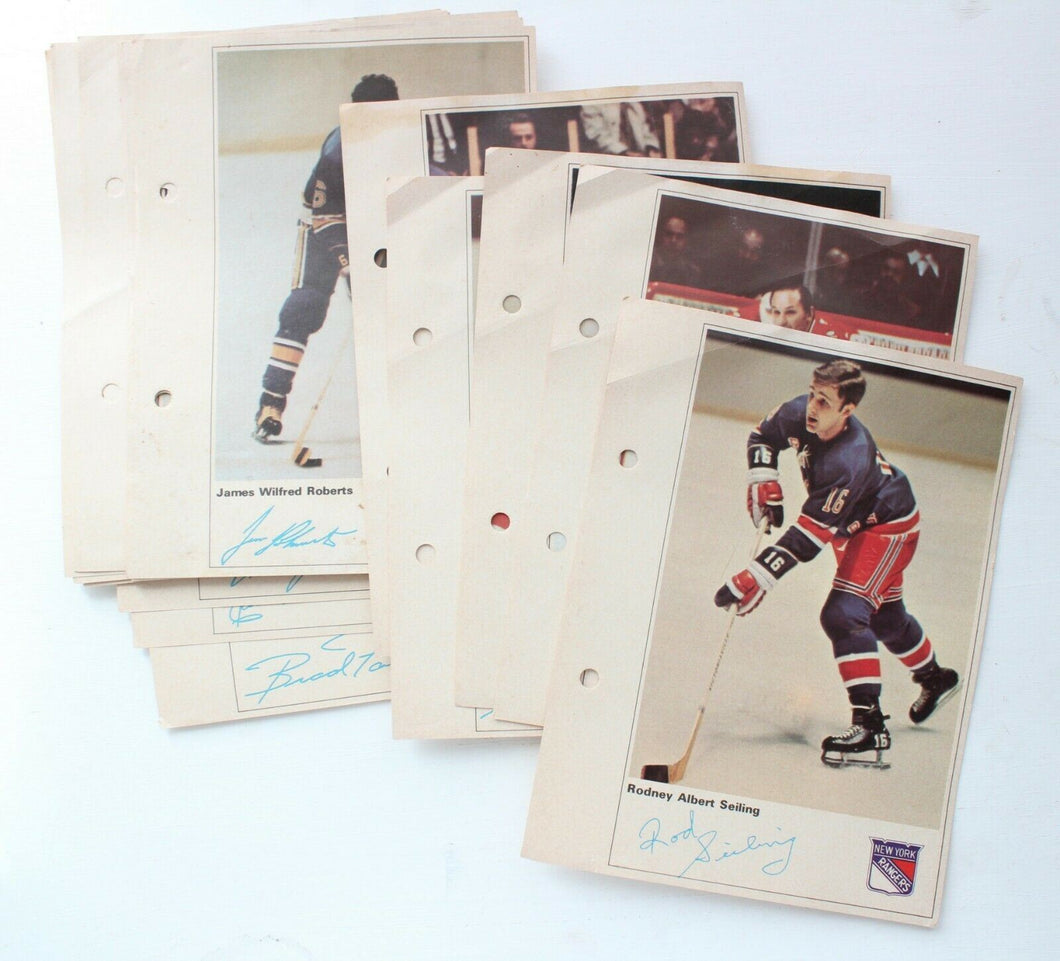 1971 Toronto Sun 15 pc Hockey Lot - New York, Philadelphia, Etc.