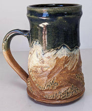 Load image into Gallery viewer, J. Hanson - Colorado - Pottery Mug - Mountain Scene
