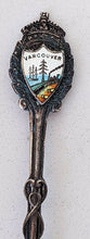 Load image into Gallery viewer, Vintage Sterling Silver &amp; Enamel VANCOUVER Canada Souvenir Spoon
