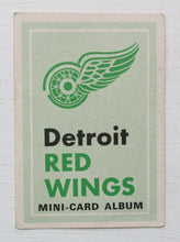Load image into Gallery viewer, 1969 OPC Detroit Red Wings Mini Card Album Howe w/ No Stickers
