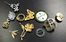 Load image into Gallery viewer, 11 pc Lot of Vintage Costume Pins
