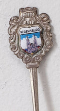 Load image into Gallery viewer, Vintage 800 Silver Souvenir Fork - REGENSBURG In Crest
