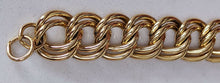 Load image into Gallery viewer, Wide Gold Tone Open Link Bracelet - 7&quot;
