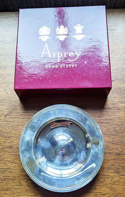 Sterling Silver (Hallmarked) Asprey, London - Alms / Armada Dish - 5.75