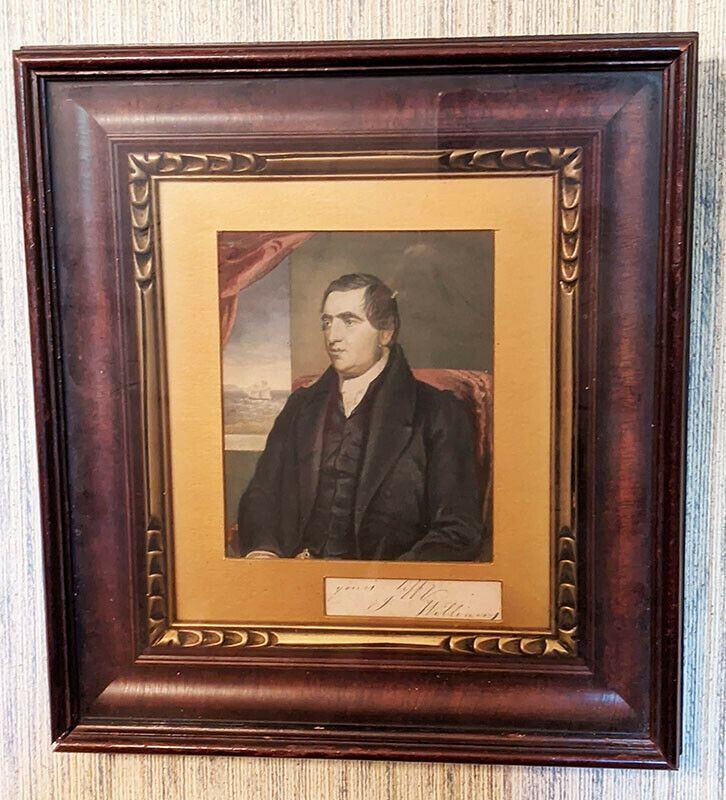 Antique Framed Print - Reverend John Williams - Date Unknown